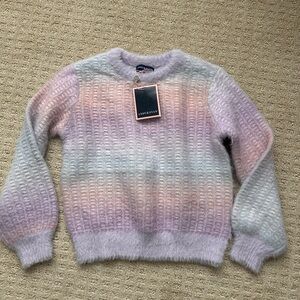 NWT Andy & Evan Toddler Ombre Eyelash Sweater 6/7
